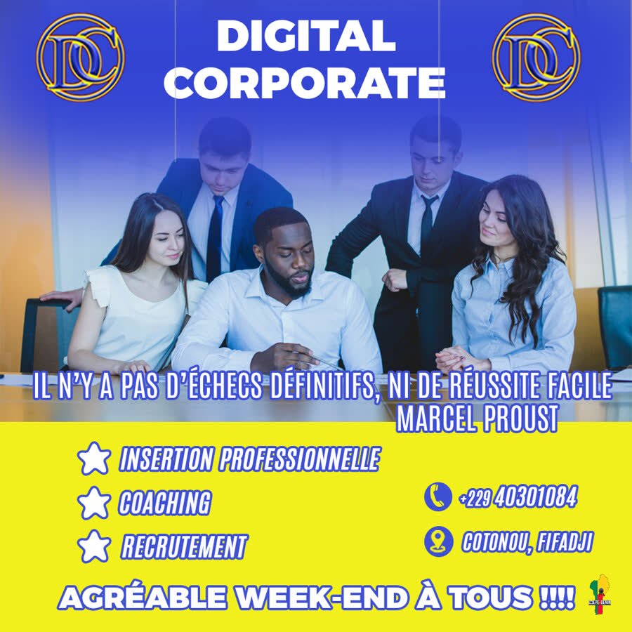 Création graphique — Digital Corporate — CJEPE-BENIN