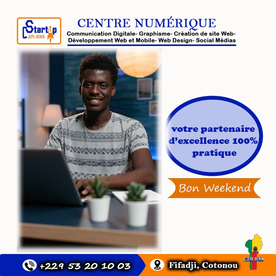 Réalisation étudiante — Centre Numérique — CJEPE-BENIN